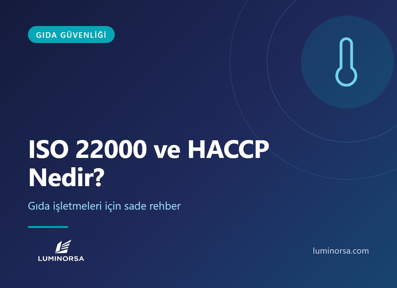 ISO 22000 ve HACCP Nedir? Gıda İşletmeleri İçin Rehber